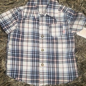Baby Boy Plaid Button Shirt